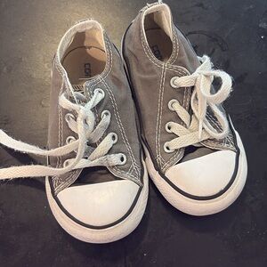 Converse Kids Gray Canvas Sneakers